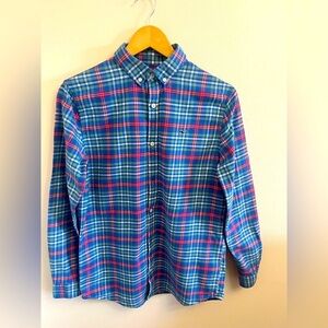 🐳 Vineyard Vines Blue and Red Casual Button Down Shirt 🐳